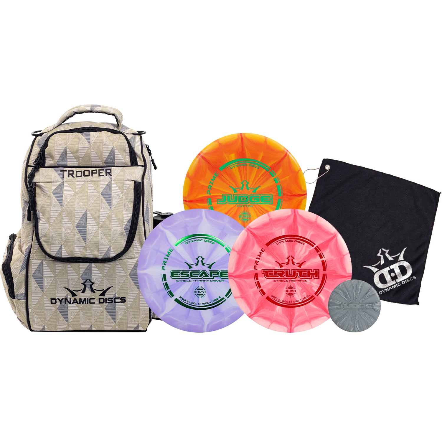 Dynamic Discs Trooper Backpack Disc Golf Starter Set